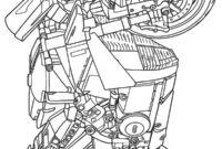Ausmalbild lego ducati motorrad
