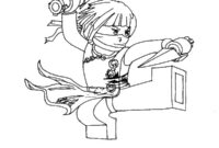 Ausmalbild lego ninjago nya