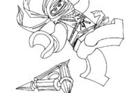 Ausmalbild lego ninjago zane