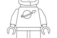 Ausmalbild lego raumfahrer