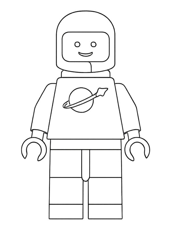Ausmalbild lego raumfahrer