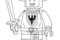 Ausmalbild lego ritter