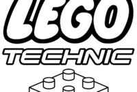 Ausmalbild lego technic