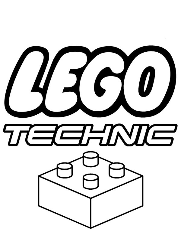 Ausmalbild lego technic