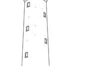 Ausmalbild leuchtturm texel