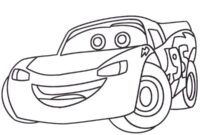 Ausmalbild lightning mcqueen