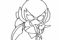 Ausmalbild lily brawl stars