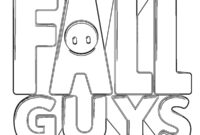 Ausmalbild logo fall guys