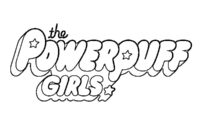 Ausmalbild logo powerpuff girls
