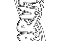 Ausmalbild logo von naruto