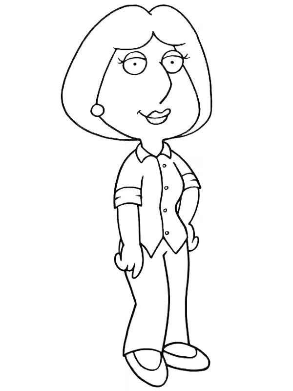 Ausmalbild lois griffin