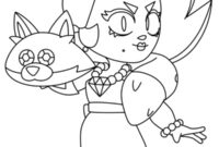 Ausmalbild lola brawl stars