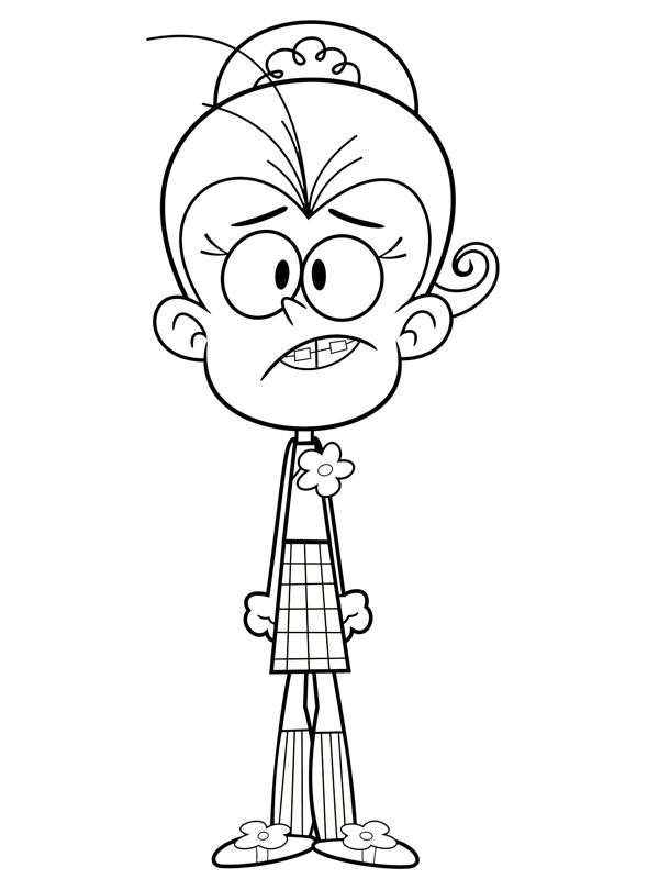 Ausmalbild luan loud
