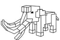 Ausmalbild mammut