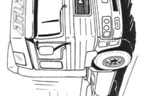 Ausmalbild man atlas lkw