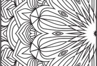 Ausmalbild mandala 1