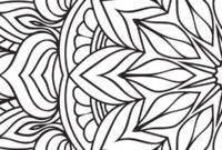 Ausmalbild mandala 5