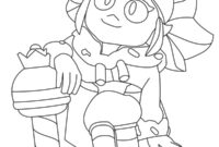 Ausmalbild mandy brawl stars