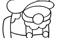 Ausmalbild mario among us