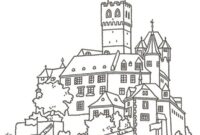 Ausmalbild marksburg