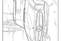 Ausmalbild mercedes benz 280sl pagode 1968