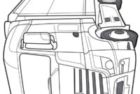 Ausmalbild mercedes benz actros