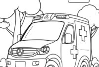 Ausmalbild mercedes krankenwagen
