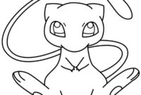 Ausmalbild mew