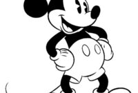Ausmalbild micky mouse putzt auto