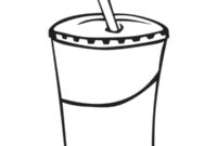 Ausmalbild milchshake