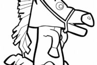 Ausmalbild milord das pferd