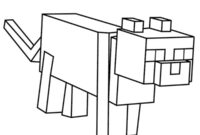 Ausmalbild minecraft ozelot