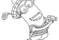 Ausmalbild minions kevin