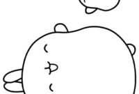 Ausmalbild molang und piu piu
