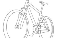 Ausmalbild mountainbike