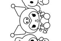Ausmalbild my melody kuromi und cinnamoroll