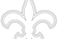 Ausmalbild new orleans saints
