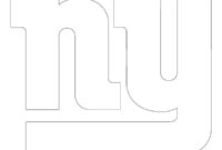 Ausmalbild new york giants