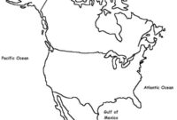 Ausmalbild nordamerika