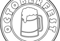 Ausmalbild oktoberfest