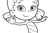 Ausmalbild oona bubble guppies