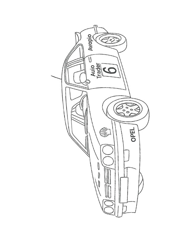 Ausmalbild opel manta