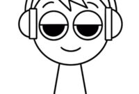 Ausmalbild oren incredibox sprunki