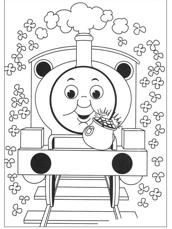 Ausmalbild percy