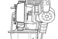 Ausmalbild peterbilt 378 truck