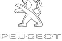 Ausmalbild peugeot logo