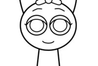 Ausmalbild pinki incredibox sprunki