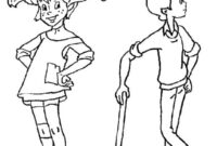 Ausmalbild pippi langstrumpf und tommy