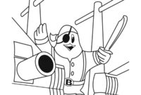 Ausmalbild pirat billybird