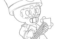 Ausmalbild poco starr brawl stars